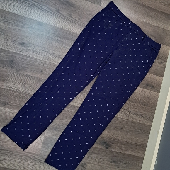 Tommy Hilfiger Pants - Tommy Hilfiger Jeans Blue Women's Size 8 Womens Polka Dot Anchor Straight